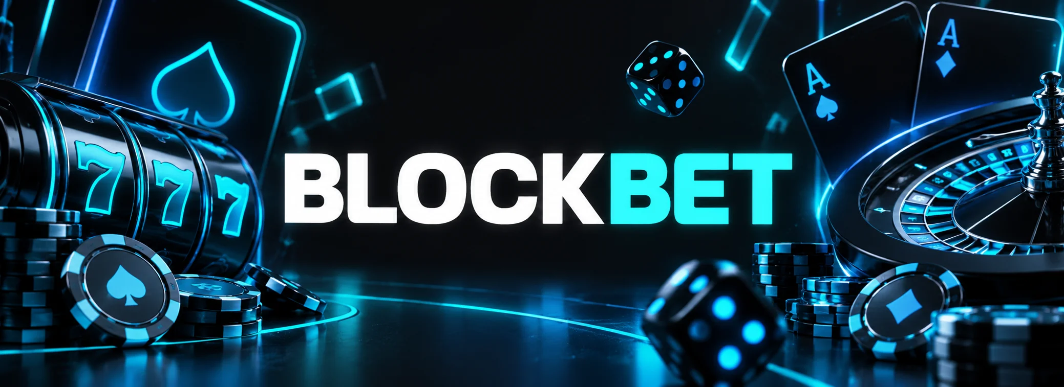 Banner do BlockBet cassino com o bônus de boas-vindas de 150% e 200 giros grátis